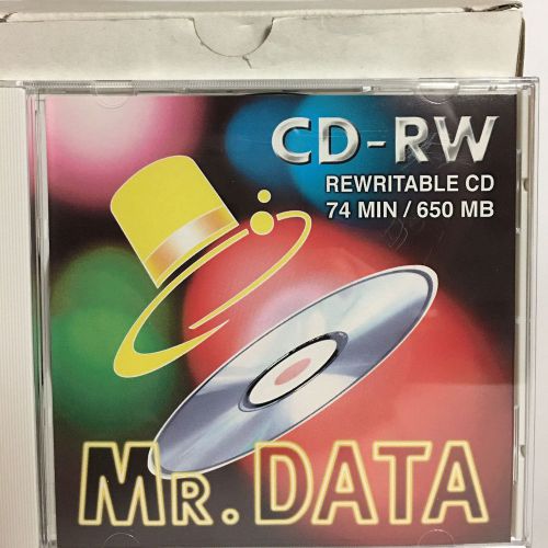 MR Data CD-RW REwritable CD 74 min. /650MB ( 10pcs )