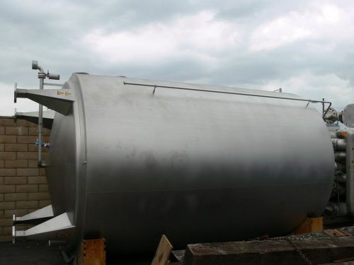 Stainless steel 5000 gallon insulated jacketed tank for liquid syrup storage for sale
