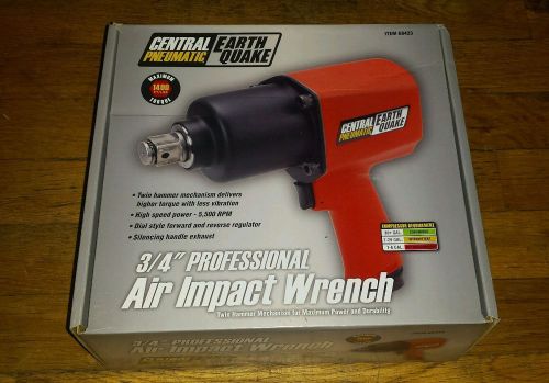 Central pneumatic earth quake 68423 3/4 professional air impact wrench