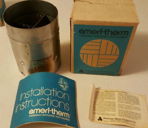 Ameritherm ameri-therm thermally actuated automatic vent damper t 400 for sale