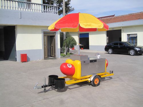 Hot dog mobile food cart catering trailer kiosk stand for sale