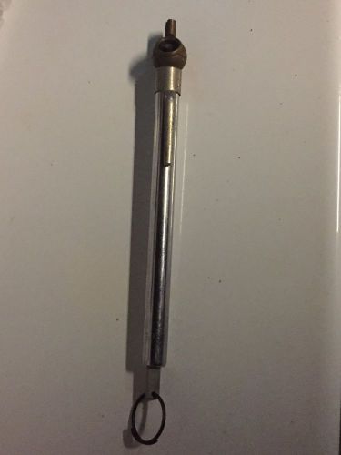 Vintage Tru-flate Tire Pressure Gauge Brass Tip