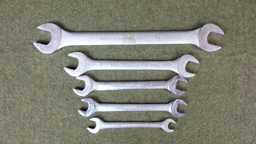 Blackhawk Lot Of 5 Open End Dual Wrenches(15/16-7/16)