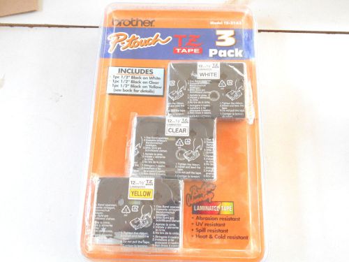 Brother P-Touch Tape 3 pack TZ-2163 Labeling System