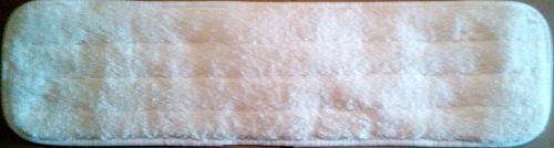 12 Rubbermaid Commercial Q412 Dry Room Pad 18&#034; Hygen Microfiber White Mop 1 Case