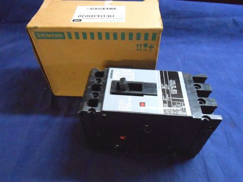 New In Box SIEMENS HED43B030 Molded Case Circuit Breaker 30A 480V 3P 50/60HZ