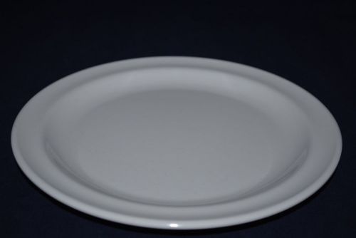 NEW   100 % White  Melamine 8 Dozen ( 96 pc ) US109  9&#034; Round Plate