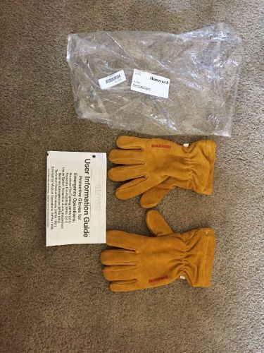 Firefighter structure fire gloves size large for sale