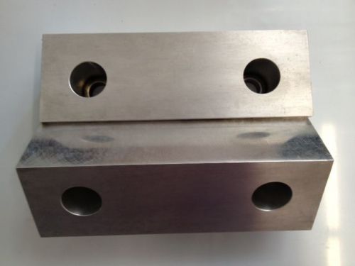 6 x 2 x 1.5&#034; standard aluminum machinable soft jaws for 6&#034; vises set for sale