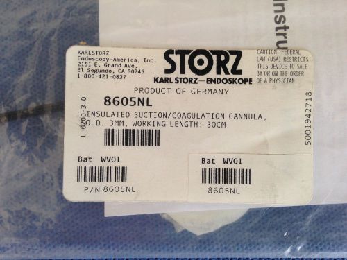 Karl Storz 8605NL (Insulated Suction Coagulation Cannula OD 3mm)