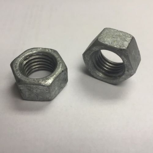 3/8 NC Hex Nuts Hot Dipped Galvanized 250 count box