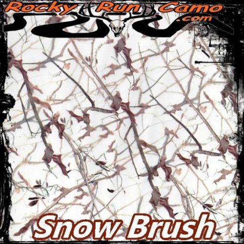 *NEW*Snowbrush R.R.C.Camo Hydrographic water transfer Dip Kit Gun,Skull,auto,ATV