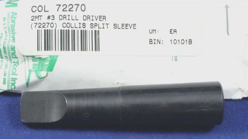 NEW Collis MT2 2MT Morse Taper Drill Size 3 Split Sleeve Drill Driver 72270