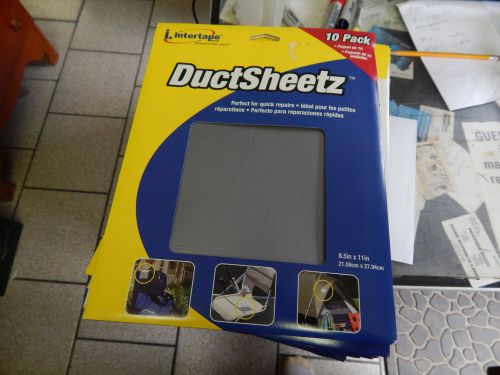 Duct Tape Sheet, 11&#034; Length x 8.5&#034; Width, Pack of 10, DuctSheetz, Repairs, RV,