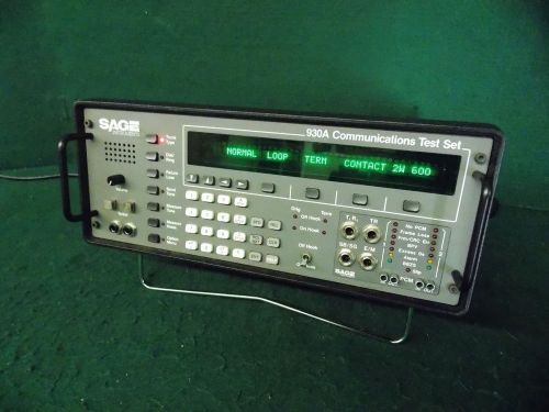 Sage Instruments 930A Communications Test Set with Options ^