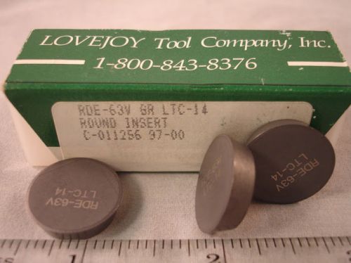 RDE 63V LTC-14 LOVEJOY Ceramic Milling Inserts (10pcs) New&amp;Original