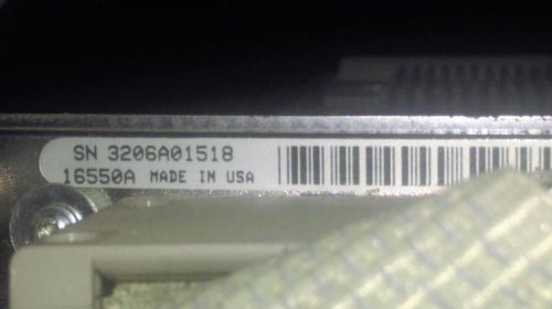 Agilent HP 16550A 102 Channel State Timing Module