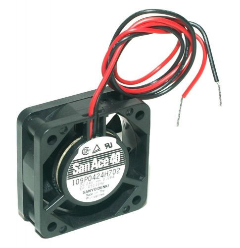 Sanyo denki 109p0424h702 fan 2-wire dc24v 0.08a 40mm x 40mm x 15mm[pzl] for sale