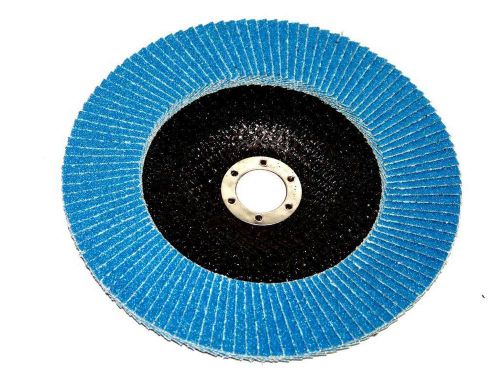 10pcs premium blue zirconia flap disc sanding grinding 4-1/2&#034; x 7/8&#034;  120 grit for sale