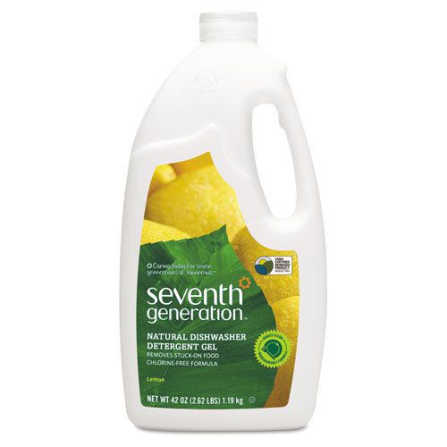 Seventh Generation Natural Automatic Dishwasher Gel, Lemon, 42 oz Bottle
