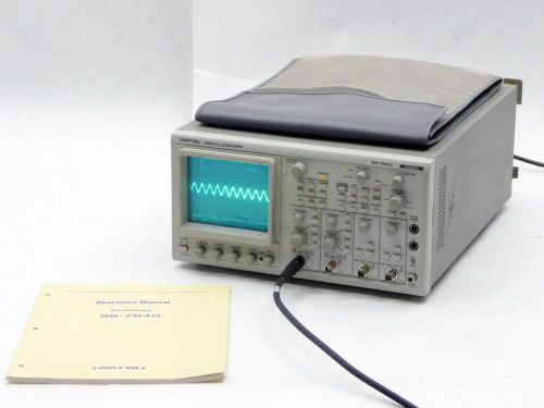 Iwatsu ss-7840 400mhz 4-channel 5-digit frequency counter digital oscilloscope for sale