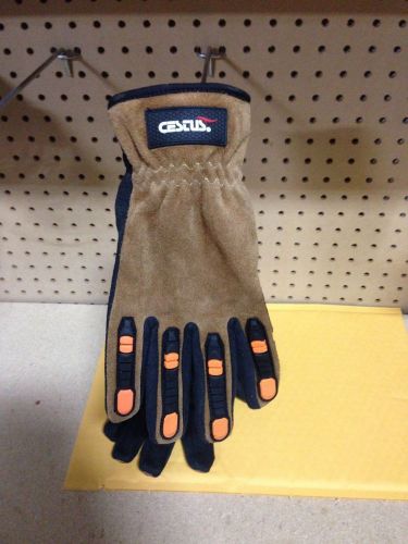 Leather welding glove size Large