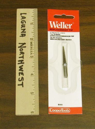 Weller ET series Tip, ETM Tip 1/32&#034; 0.8mm LONG SCREWDRIVER for WES51 Iron et al