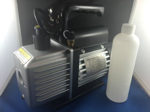 Brand new  double 2 stage 3 cfm refrigeration vacuum pump 114l/min vp225 1/3cfm for sale