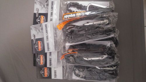 Ergodyne squids 3100 tool lanyard - single carabiner, standard, black for sale