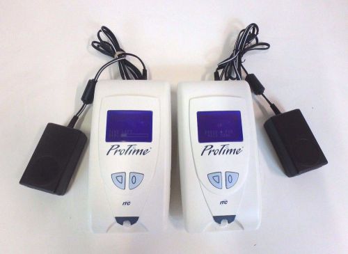 Lot of 2 ProTime ITC Medical Microcoagulation System w/ Power Supply