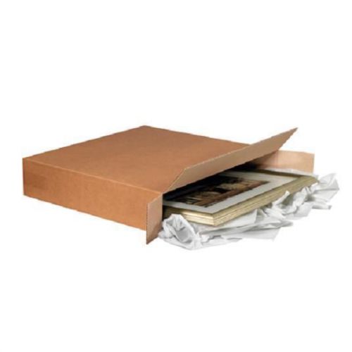 24&#034; x 5&#034; x 24&#034; Side Loading Corrugated Picture Frame Boxes Mailers (Qty: 25)