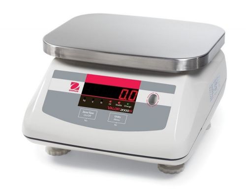 OHAUS Valor® 2000 Compact Bench Scales-V22PWE15T AM, 30 x .005 lb (30035685)