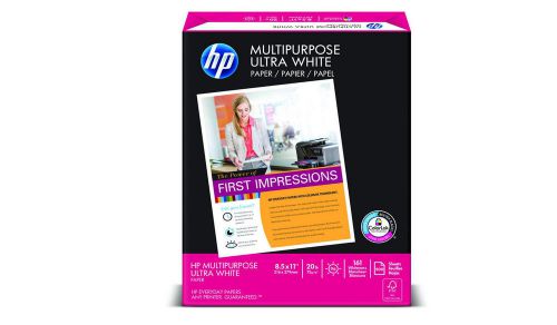 HP Multipurpose Ultra White, 20lb, 8 1/2&#034; x 11&#034;, 96 Bright, 500 Sheets/1 Ream