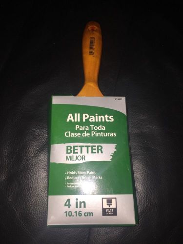 All Paints Better 4 Inch Brush Flat