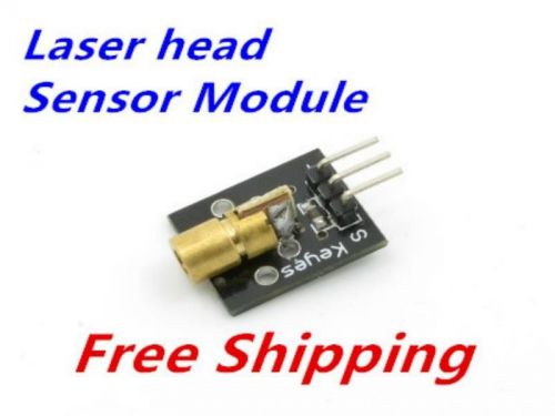 2X Laser head Sensor Module 5V 5mW 6mm 650nm Red Laser Dot Diode Copper Head