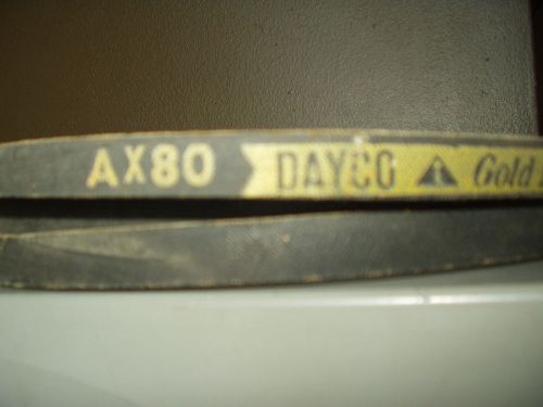 1 NEW DAYCO Gold Medal  Cog  V-BELT  AX80