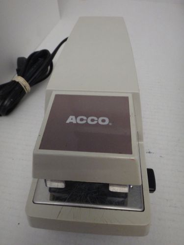 ACCO AUTOMATIC HEAVY DUTY ELECTRIC STAPLER MODEL 154 MADE IN JAPAN
