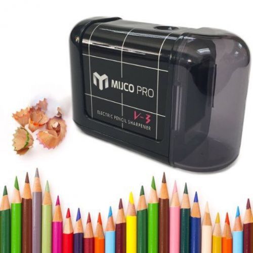 Pencil Sharpener Battery Operated - Automatic Sharpener With Powerful Heavy Duty