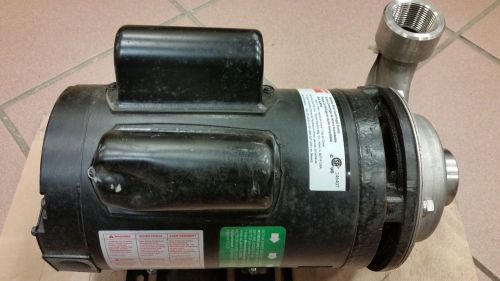 Dayton 304 stainless steel 1-1/2 hp centrifugal pump, 1 phase, 115/230 voltage, for sale