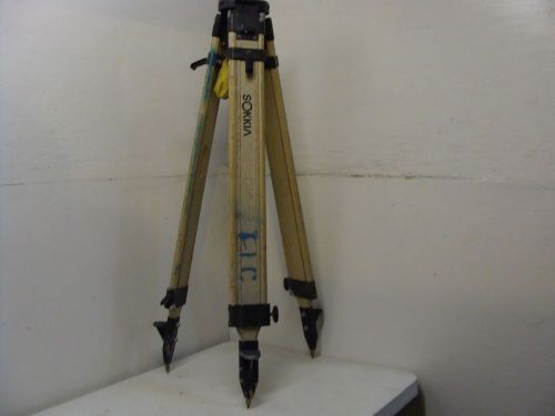Sokkia white wide-framed wood tripod professional 46 inches for sale