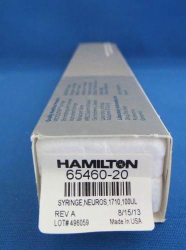 Hamilton 1710 rn neuros syringe 100ul 65460-20 for sale