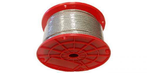 7X19 HDG Galvanized Aircraft Cable, 1/4&#034; X 150&#039;