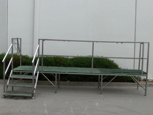 15&#039; industrial platform stainless steel, for food brewery process manufacturing for sale