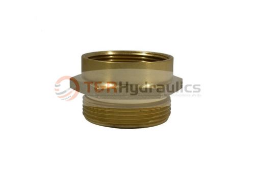 Fire Hydrant Brass Adapter 1-1/2&#034; FPT x 1-1/2&#034; NST(M)