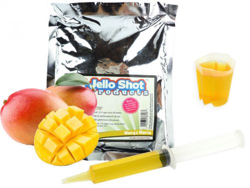 Mango mania jello shot mix by ez-squeeze royal penn 6.78 oz package for sale