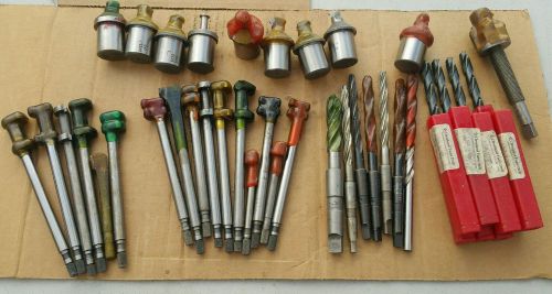 Machinist  tooling , drills bits, reamers and more 37 pcs. Drill bits new