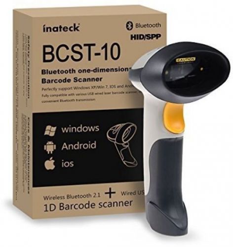 Inateck BCST-10 Wireless Bluetooth Barcode Scanner