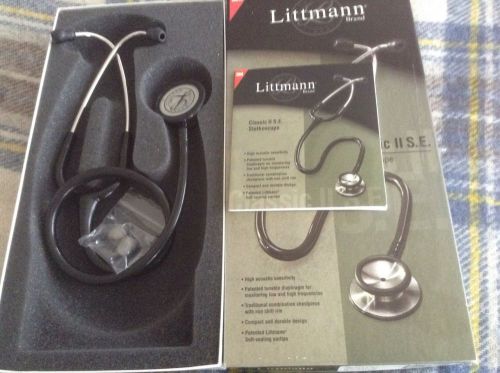 3M LITTMANN Classic 2 S.E. Stethoscope 2201 black 28in/71 cm