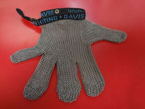 Whiting &amp; davis honeywell stainless steel reversible mesh glove, large  #1236 for sale