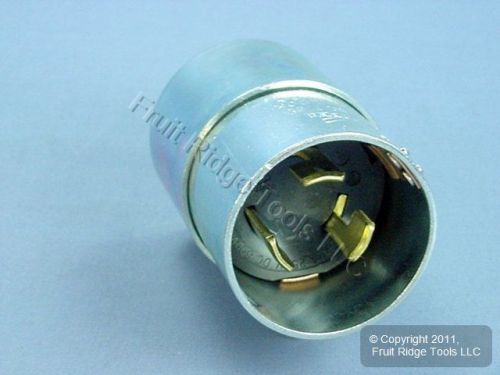 Cooper hart-lock all-metal non-nema turn locking plug 50a 250v dc 600v ac 7765 for sale